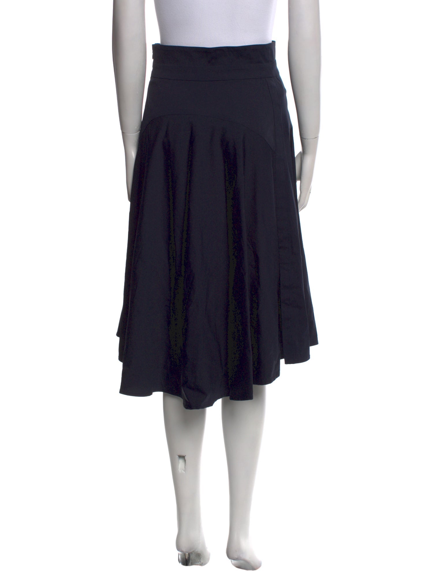 A.L.C. Pleated Accents Knee-Length Skirt